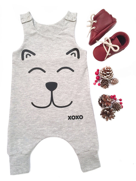 XoXo - Melange Grey-Little Lambo clothing leggings rompers